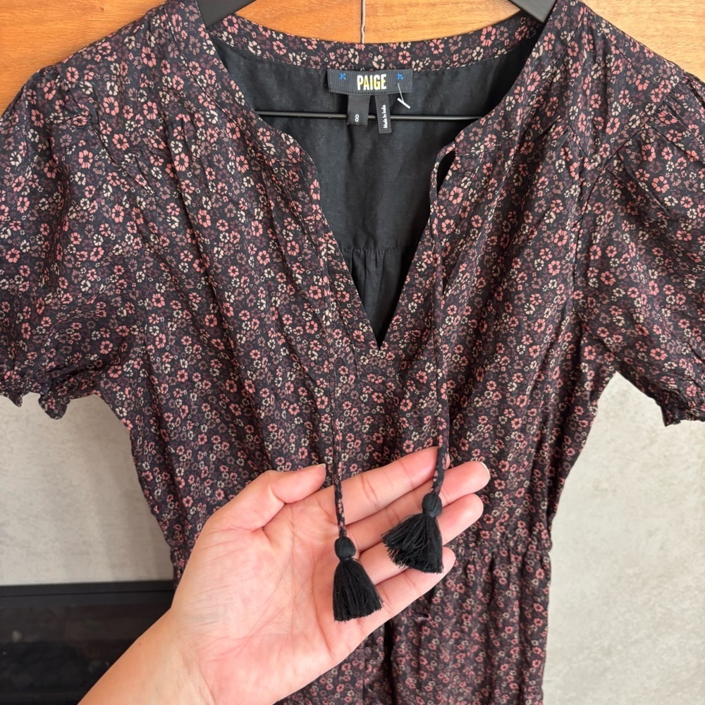 PAIGE Siera Midi Dress, Size 8 - Picture 10 of 15